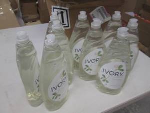 9-24floz bottles of ivory dish soap...