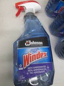 10-32floz bottles of windex ...