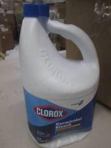 3-1 gallon jugs of clorox germicida...