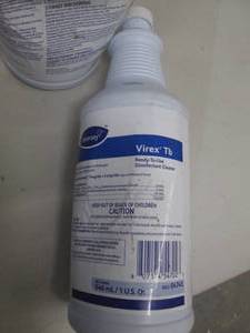12-quarts of virex tb disifectant c...