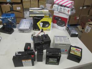 lot of small batteries and auto mis...