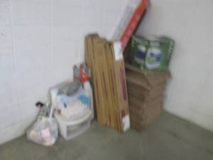 corner lot of unclaimed merchandise...