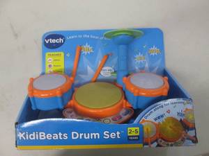 v tech kids beats drum set...