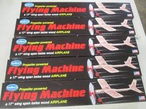 5 propeller powered flying machines...