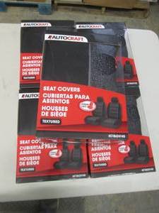 5 sets of  autocraft textured seat ...