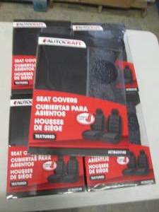 5 sets of  autocraft textured seat ...