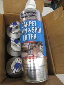 1 case of bluemagic carpet stain an...