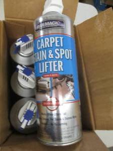 1 case of bluemagic carpet stain an...