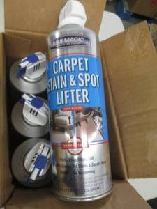 1 case of bluemagic carpet stain an...