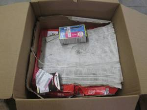 lot of printer paper, pens, tape di...