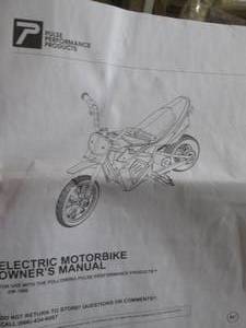 pulse electric motor bike comes wit...