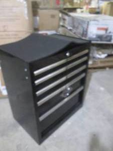 tool chest dented on top has keys ...