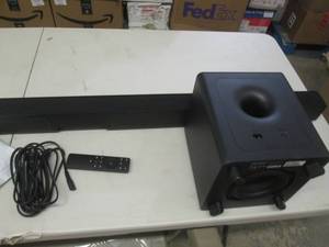vizio sound bar with sub and remote...