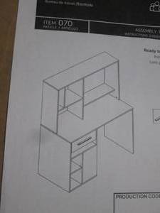 south shore computer desk...