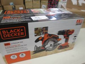 black and decker 20 volt lithium io...