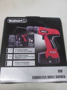 stalwart 18v cordless driver ...