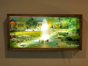 lot 7 image: Back Lit Grain Belt Park Beer Mancave Decor