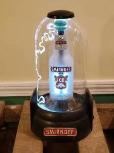 lot 23 image: Awesome Electrostatic Smirnoff Mancave Bar Decor