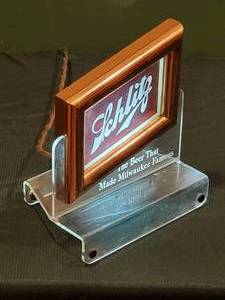 lot 74 image: Schlitz Beer Mancave Bar Decor