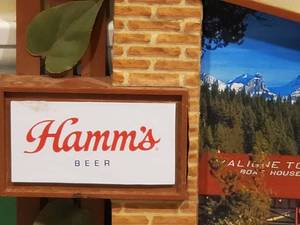 lot 154 image: Vintage Plastic Hamms Beer Mancave Wall Decor