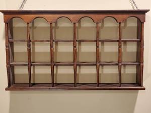 lot 83 image: Behind the Bar Mancave Wooden Shelf