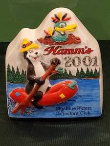 lot 85 image: Ceramic Hamms Mancave Bar Decor