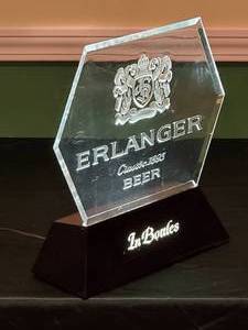 lot 102 image: Lighted Erlanger Beer Mancave Bar Decor