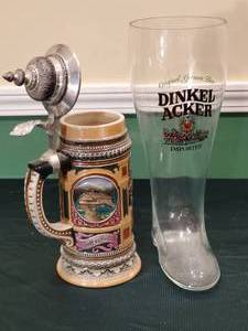 lot 133 image: (2) Mancave Bar Decor Items