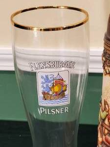 lot 132 image: (2) Mancave Bar Decor Items