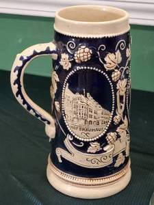 lot 134 image: (3) Mancave Bar Decor Items