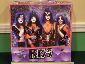 lot 218 image: (2) KISS Jigsaw Puzzles