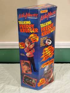 lot 157 image: Vintage MATCHBOX Pull String Talking Freddy Krueger