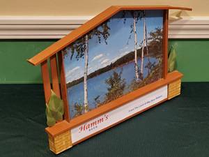 lot 231 image: Vintage Plastic Hamms Beer Mancave Wall Decor