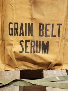 lot 235 image: Vintage Canvas Grain Belt Serum Pouch