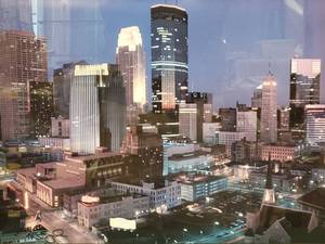 lot 251 image: Framed Picture of Downtown Minneapolis, MN