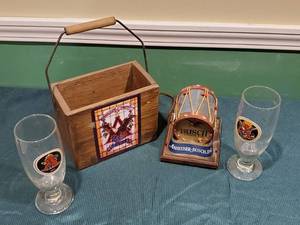 lot 258 image: (4) Vintage Mancave Bar Decor Lot