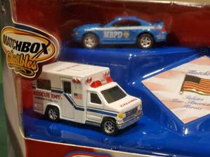 lot 265 image: (4) True Heroes Matchbox Exclusive Collectibles Set