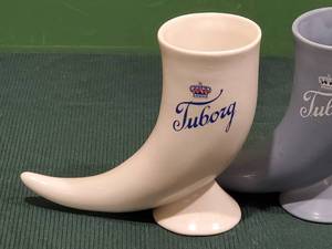 lot 283 image: (3) Tuborg Beer Mancave Bar Decor