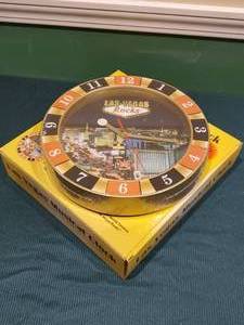 lot 311 image: Las Vegas Mancave Wall Clock