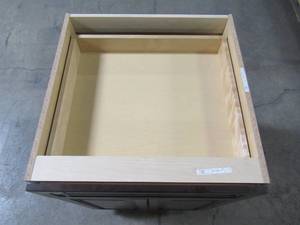 Hampton Bay Designer Series Gretna Assembled 24x34.5x23.75 in. Base Kitchen Cabinet in Espresso B24-GRES