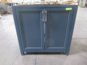 Home Decorators Collection Sandon 36 in. W x 22 in. D Bath Vanity in Midnight Blue Sandon 36MB