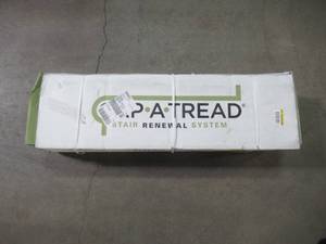 Cap A Tread Lighthouse Oak 47 in. L x 12-18 in. D x 1-1116 in. H Vinyl Overlay to Cover Stairs 1 in. Thick 016073682