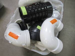 WHOLESALE MIXED PALLET OF MICELLANOUS PVC HUB SOLVENT WELD P-TRAPS