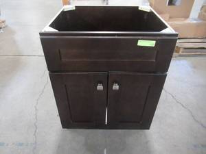 Design House Brookings RTA Plywood Shaker 25 in. x 22 in. Bath Vanity in Espresso 584961