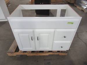 Design House Concord 36 in. W x 21 in. D Vanity Cabinet Only in White Gloss 541052