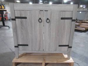 Mendo 36 in. x 21 in. D Vanity in Fir Wood Grain IBV001CM