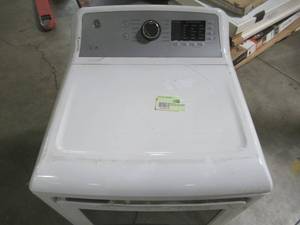 GE 7.4 cu. ft. 240-Volt White Electric Vented Dryer, ENERGY STAR GTD72EBSNWS