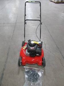 Yard Machines 20 in. 125cc OHV Briggs & Stratton Gas Push Mower, 11A-02BT729. Engine Seized (Wont Pull) Bent Wheels.