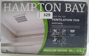 lot 329 image: Hampton Bay Medium Room 80 CFM Ventilation Fan