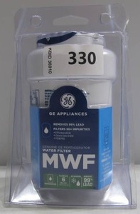 lot 330 image: GE Genuine MWF Water Filter for Compatible GE Refrigerators